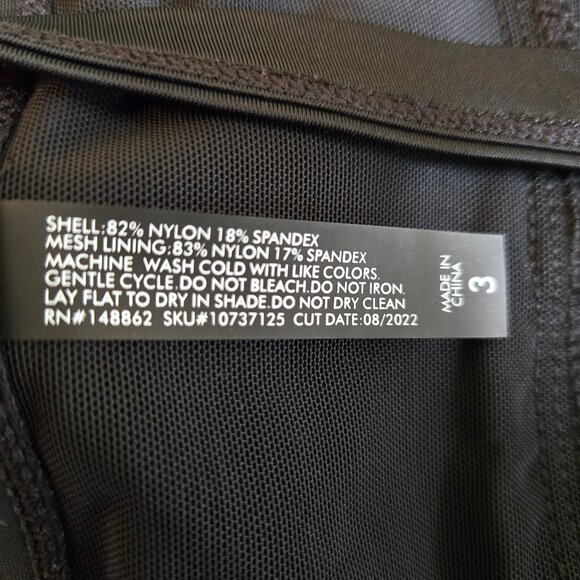 725-34 Torrid Black One-Piece Swimsuit Bathing Suit Size 3X 22/24 - Picture 8 of 12